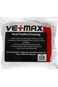 Vet: Vetmax Hoof Poultice Dressing, 3 Pack