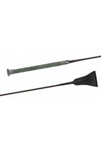 Whips: Fleck Softtex Riding Whip - Grey