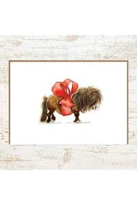 Gift Horse - A6 Pony / Horse Birthday Card & Greeting Card