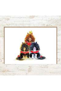 Gifts: Pony Tree Christmas Card - A6 Pony Holiday Greeting Card