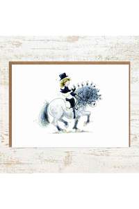 Piaffe - Funny Dressage Birthday & Greeting Card