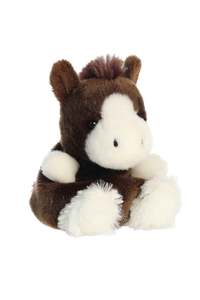 Plush Pal Mocha Horse Clydesdale Palm Pals 5cm