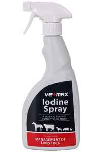 Vetmax Iodine Solution Spray 2.5% 500gm