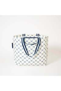 Gifts: Medium Tote – Navy Horseshoe