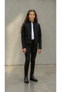 Kids Clothing: Childs fleece lined zip front top