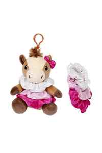 Gifts: 6" Scrunchie Horse Plush with Hair Accessories