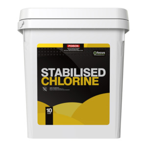 Products: 10kg Focus Stabilised Chlorine