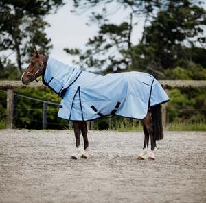 Horse Between Rugs: 1200D No Fill Mesh Sided Detach
