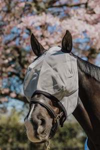 Fly Masks: Half Face Fly Mask – Grey