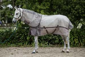 Horse Summer Rugs: Brown Nylon Mesh Detachable NZ 4.3
