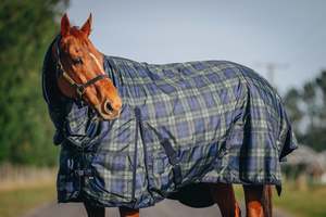 1680D 100g Green/Navy Tartan Detachable Set