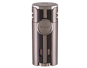 Accessories Cigar Lighters Tabletop Cigar Lighters: Xikar - HP4 G2 (gunmetal) quad-flame cigar lighter