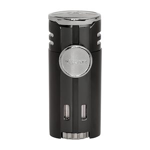 Accessories Cigar Lighters Tabletop Cigar Lighters: Xikar - HP4 Matte Black quad-flame cigar lighter