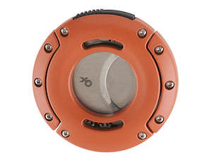 Accessories Cigar Cutters Double Blade Cigar Cutters: Xikar - XO Chopper Orange Double Guillotine Cigar Cutter