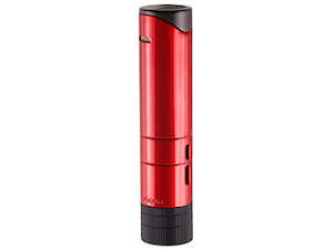 Accessories Cigar Lighters Double Flame Cigar Lighters: Xikar - Turrim Red Double Jet Flame cigar lighter