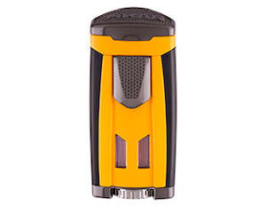 Accessories Cigar Lighters Triple Flame Cigar Lighters: Xikar® HP3 Burnt Yellow Triple-flame cigar lighter