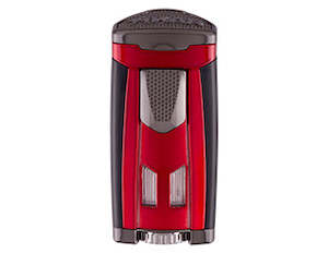 Accessories Cigar Lighters Triple Flame Cigar Lighters: Xikar® HP3 Daytona Red Triple-flame cigar lighter