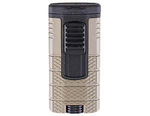 Accessories Cigar Lighters Triple Flame Cigar Lighters: Xikar - Tactical Tan and Black Triple-flame cigar lighter