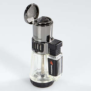 Accessories Cigar Lighters Triple Flame Cigar Lighters: Firebird - Afterburner Triple-Flame Lighter (clear)