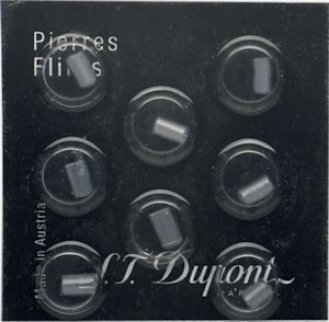 S.T. Dupont - Black Lighter Flint (x8)