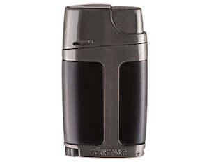 Accessories Cigar Lighters Double Flame Cigar Lighters: Xikar® ELX G2-Black (gunmetal-black) Jet Flame cigar lighter