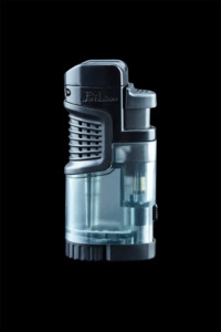 Accessories Cigar Lighters Triple Flame Cigar Lighters: JetLine Mr Fat Boy Triple Cigar Lighter with Cigar Rest (Black)
