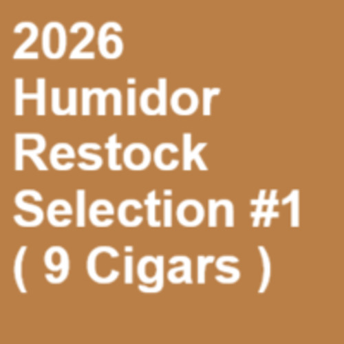 Cigars Christmas 2025 Selections: 2026 Humidor Restock Selection #1