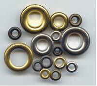 Self piercing eyelets F100-sp6 brass 400 pack