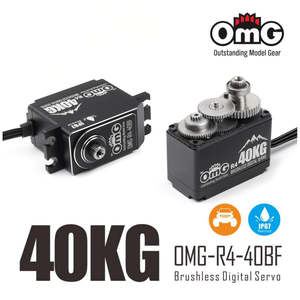 Servos: OMG 40KG Brushless Digital Servo IP67 Waterproof R4-40BF