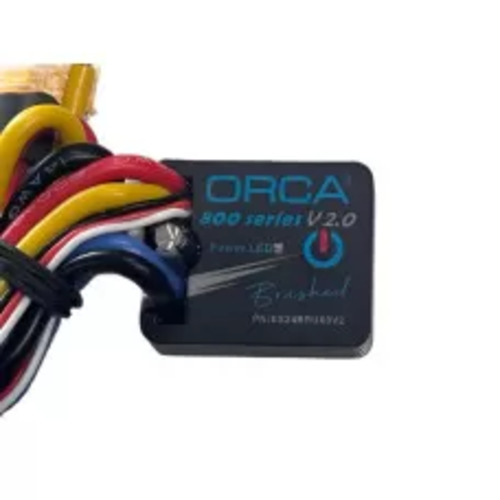 800 Series 80A V2 Brushed ESC With LED Program Card by ORCA