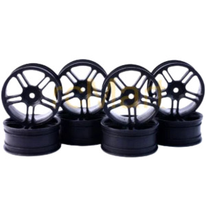Speed Mind 8pcs Wheel Set Black