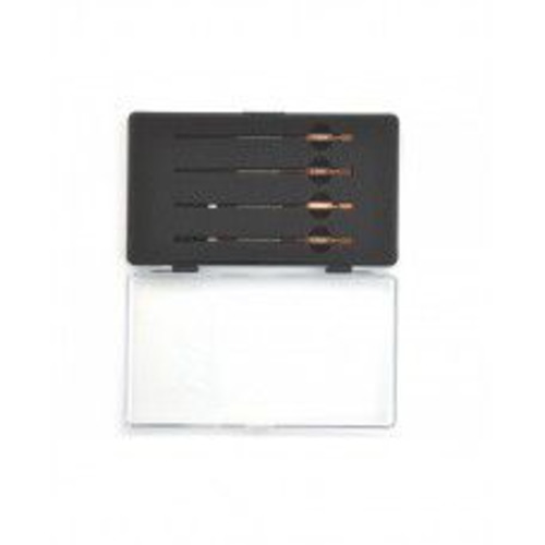 Tools: POWER TOOL TIP SET 4 PIECES WITH PLASTIC CASE 1.5, 2, 2.5 & 3mm Tips by Arrowmax