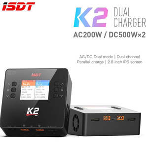 Chargers Dischargers: ISDT K2 Air 500W x2 Dual AC/DC Charger