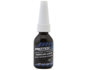 Oil Bearings: ProTek RC Blue Thread Lock (Medium) (0.34oz)