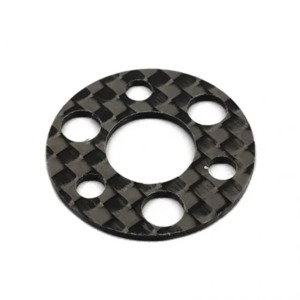 Xray T4 Touring: Factory Pro Rc Graphite 1mm Spur Gear Spacer Black For 1/10 Rc Onroad