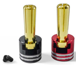 Champion RC Heatsink Bullet Plugs Black & Red (5mm)