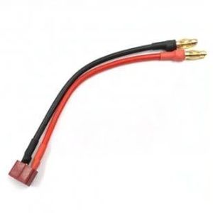 Cables Accessories: Yeah Racing 5mm Plug w/ T-Plug Connector Wire 15cm