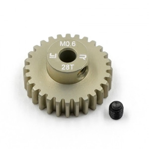 Tamiya Tt01: Yeah Racing Aluminum 7075 Hard Coated Motor Gear/pinions Tamiya 0.6m 28T