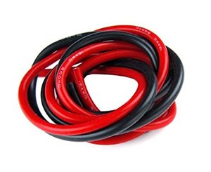 Wire Connectors: Team Raffee Co. 12 Gauge Silicone Wire Black & Red 100CM Each 12AWG 12GA