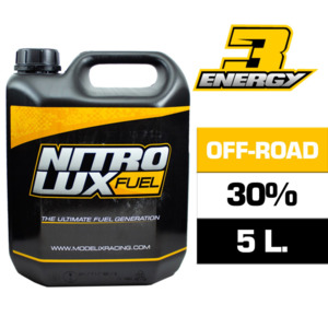 Nitrolux Energy3 Off Road Pro 30% Nitro Fuel (5L) (NO SHIPPING - PICK UP ONLY)