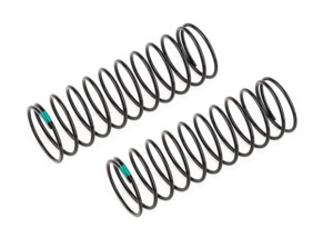 Damper Springs: Team Associated 13mm Rear Shock Spring (Green/1.8lbs) (61mm)