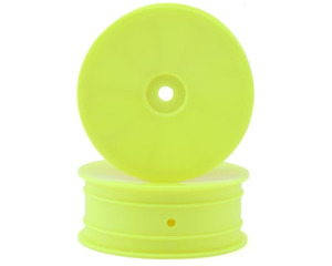 1 10 Off Road Wheels: XRAY: 2WD Front Wheel Aerodisk With 12mm Hex - Yellow - Hard (2) (329910-Y)