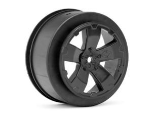 1 10 Off Road Wheels: Avid Sabertooth SCT Wheel | Black | Pair
