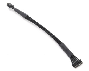 Motor Accessories: ProTek RC Braided Brushless Motor Sensor Cable (90mm)