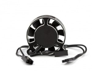 Aluminum HV High Speed Cooling Fan | Moon Style Blk | 30mm