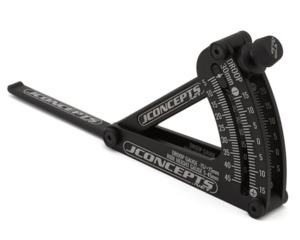 Setup Tools: JConcepts 1/10 & 1/8 Off-Road Floating Ride-Height & Droop Gauge (Black)