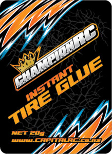 Tyre Glue Accessories: Champion RC Premium Tire Glue (20g)