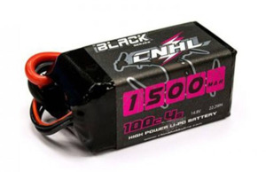 4s Li Po Batteries: CNHL Black Series 4S 14.8V 1500mAh 100C Lipo Battery w/ XT60 Plug