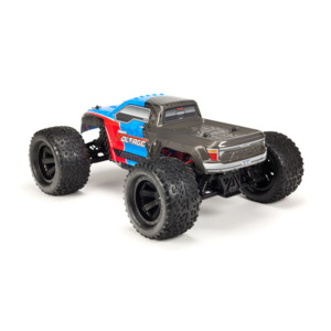 Rtr Vehicles: Granite Voltage 2WD Mega 1/10 MT RTR Blue/Black Includes Metal Gear Savox Servo NiMh Battery & Charger by ARRMA