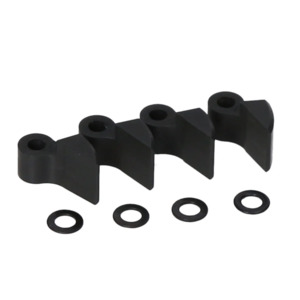 Clutches: HB204707 - HB Racing Clutch Shoes (Alu 4-Shoe)